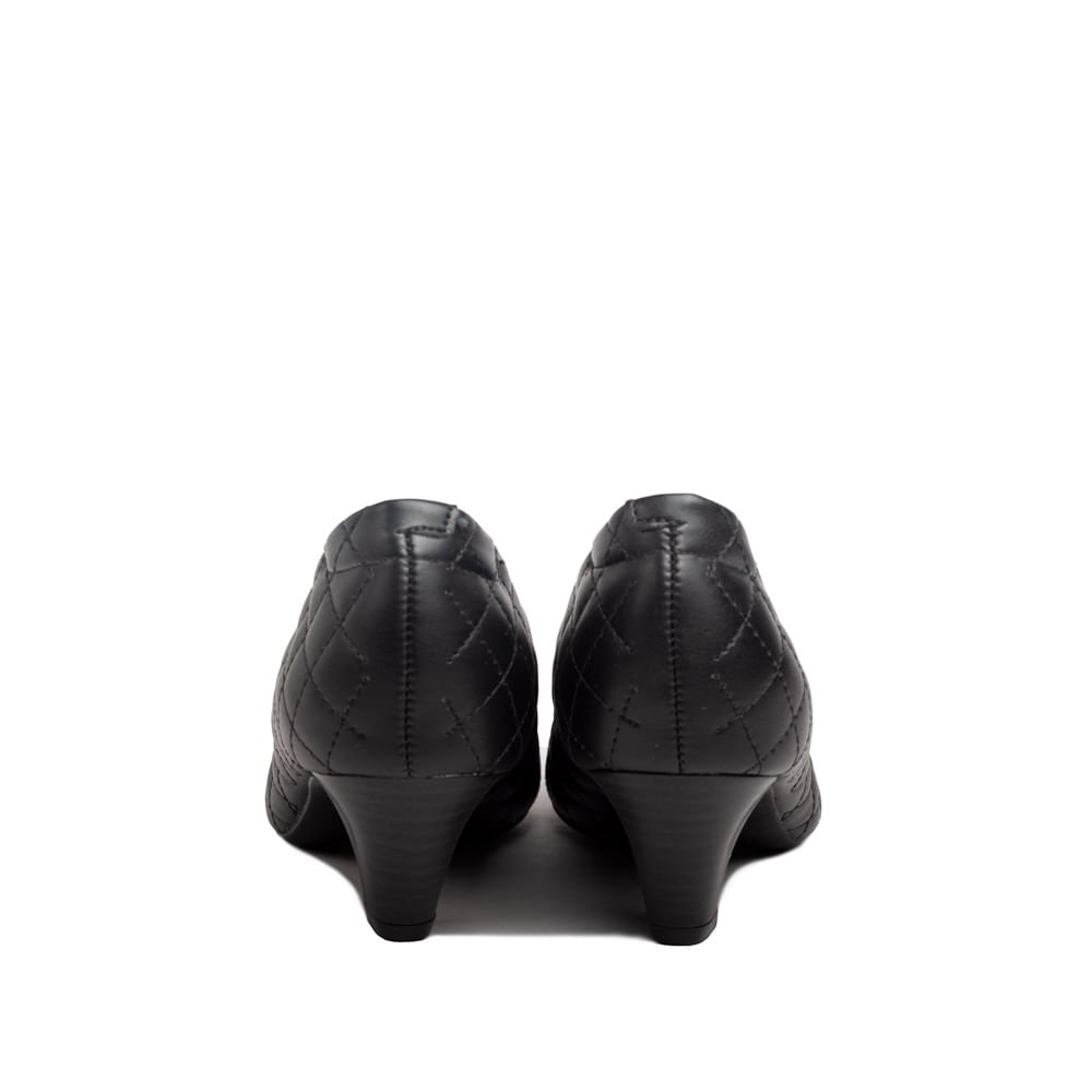 Sapato Feminino Modare Napa Pele Strech Preto Preto 3