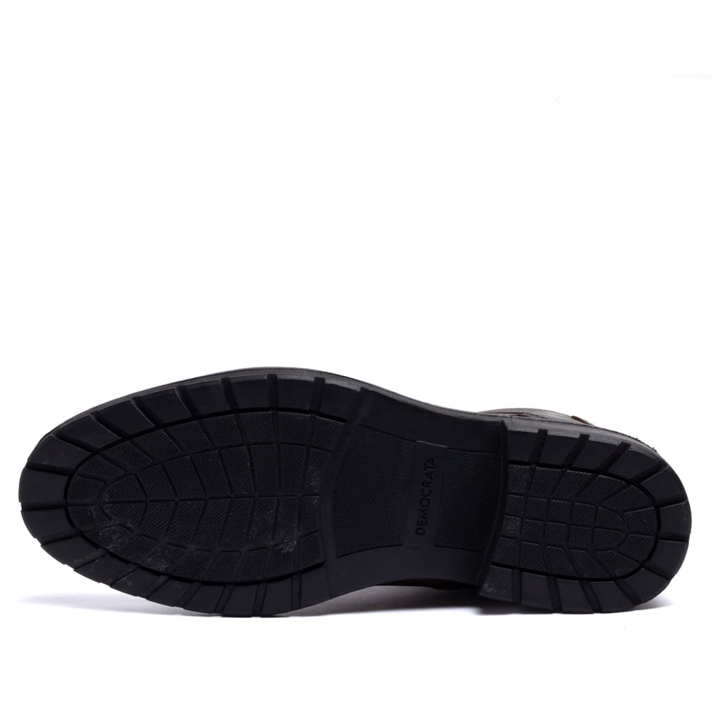 Bota Masculina Democrata Garage Astro Marrom Escuro Marrom Escuro 2