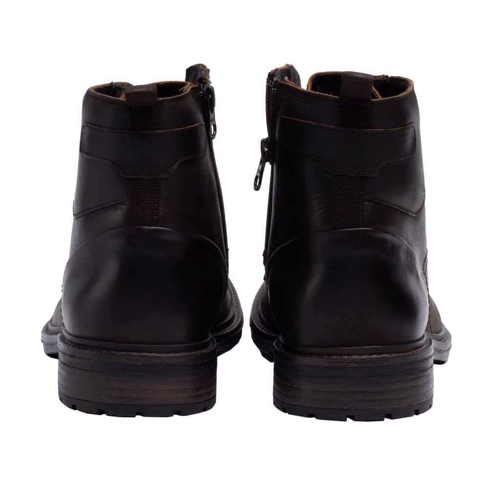 Bota Masculina Democrata Garage Astro Marrom Escuro Marrom Escuro 3