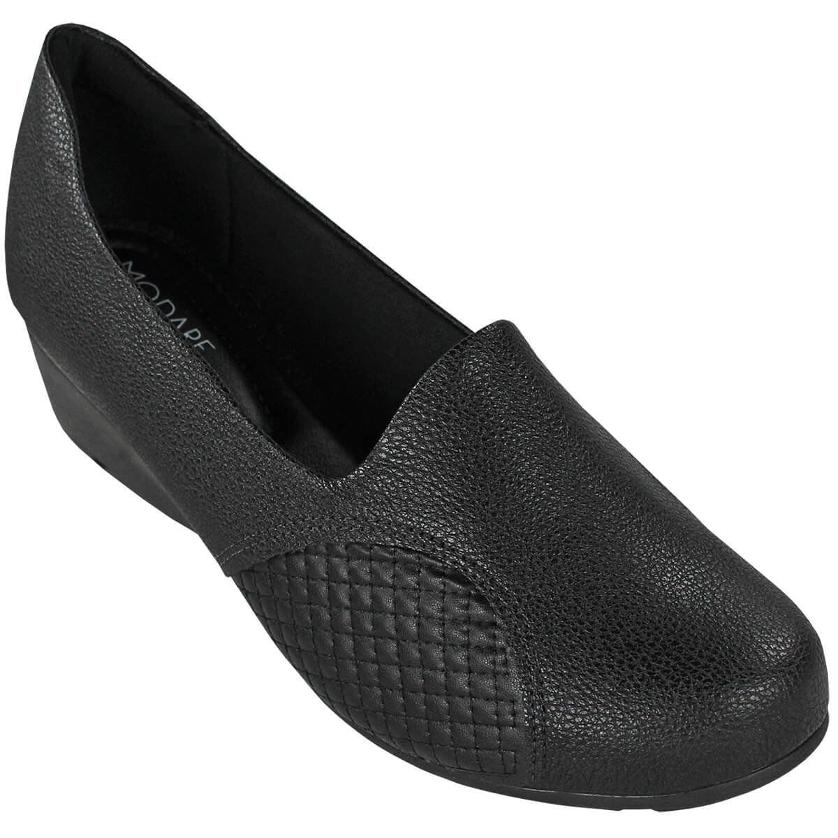 Sapato Feminino Modare Anabela Preto Preto 2