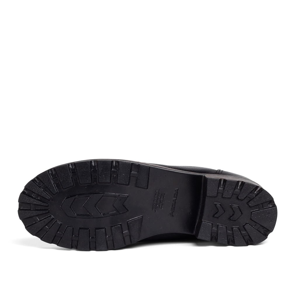 Coturno Feminino Pegada Tratorado Preto Preto 2