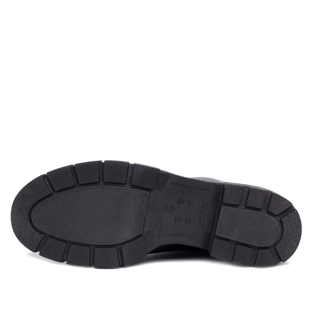 Coturno Feminino Ramarim Tratorado Preto Preto 2