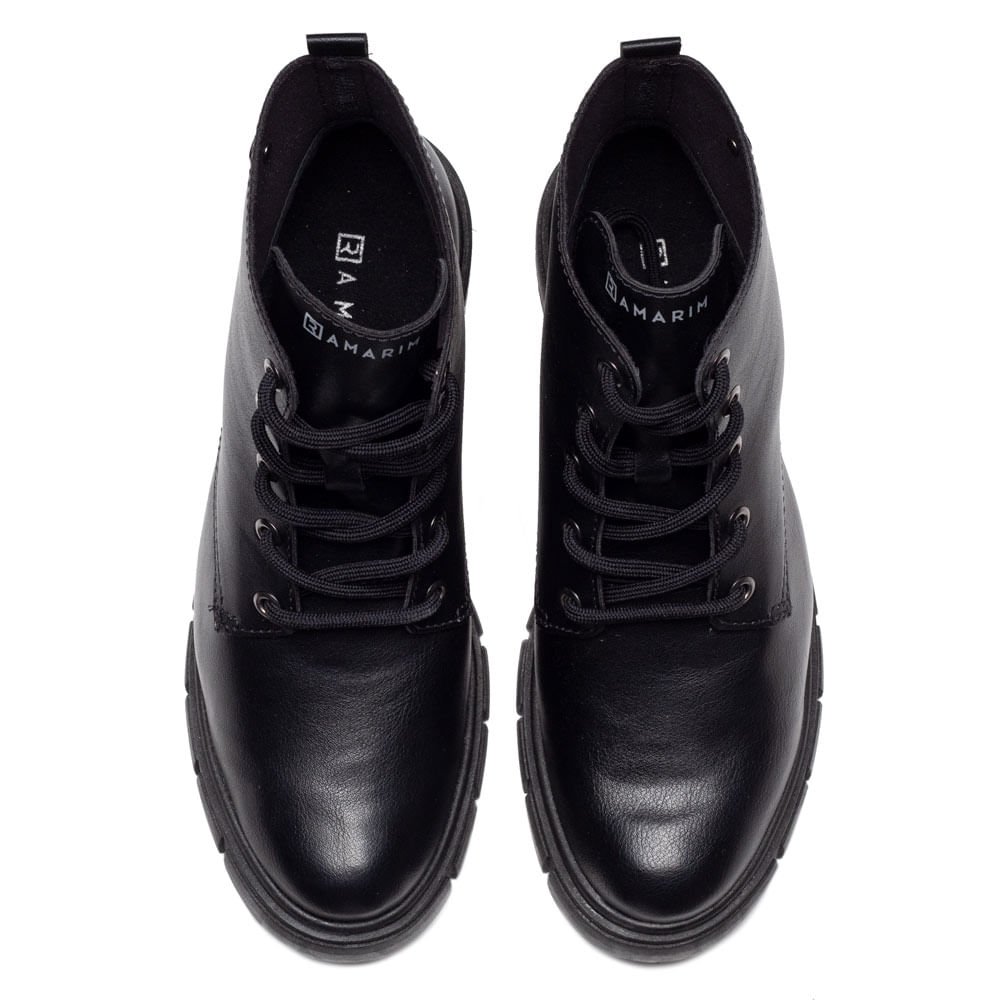 Coturno Feminino Ramarim Tratorado Preto Preto 4