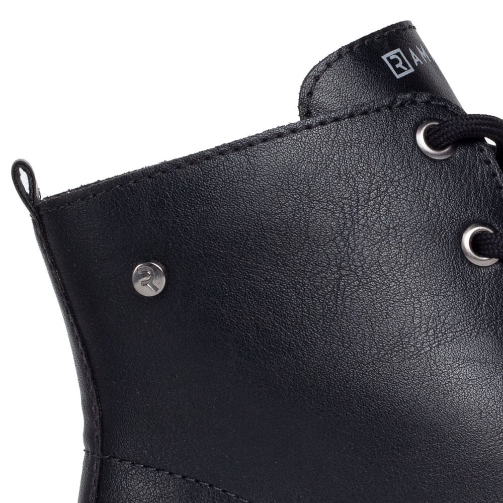 Coturno Feminino Ramarim Tratorado Preto Preto 5