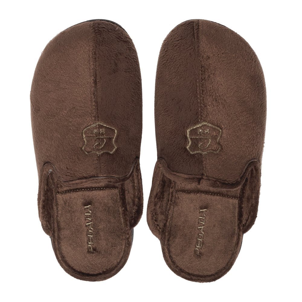Pantufa Masculina Pegada Atoalhado Verde Musgo