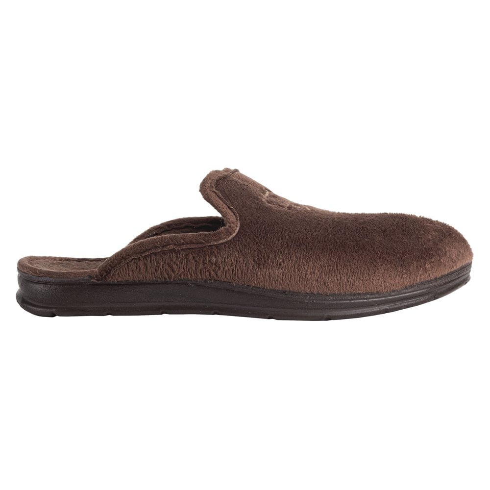 Pantufa Masculina Pegada Atoalhado Verde Musgo Verde 2