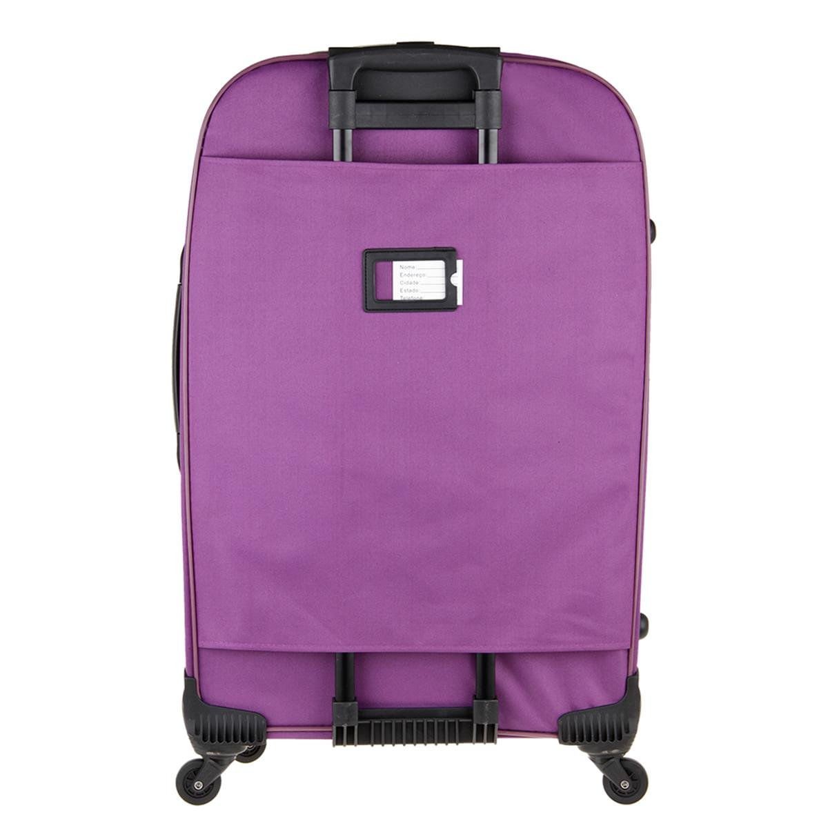 Mala Tonin Linha Letônia Soft Grande Roxo Roxo