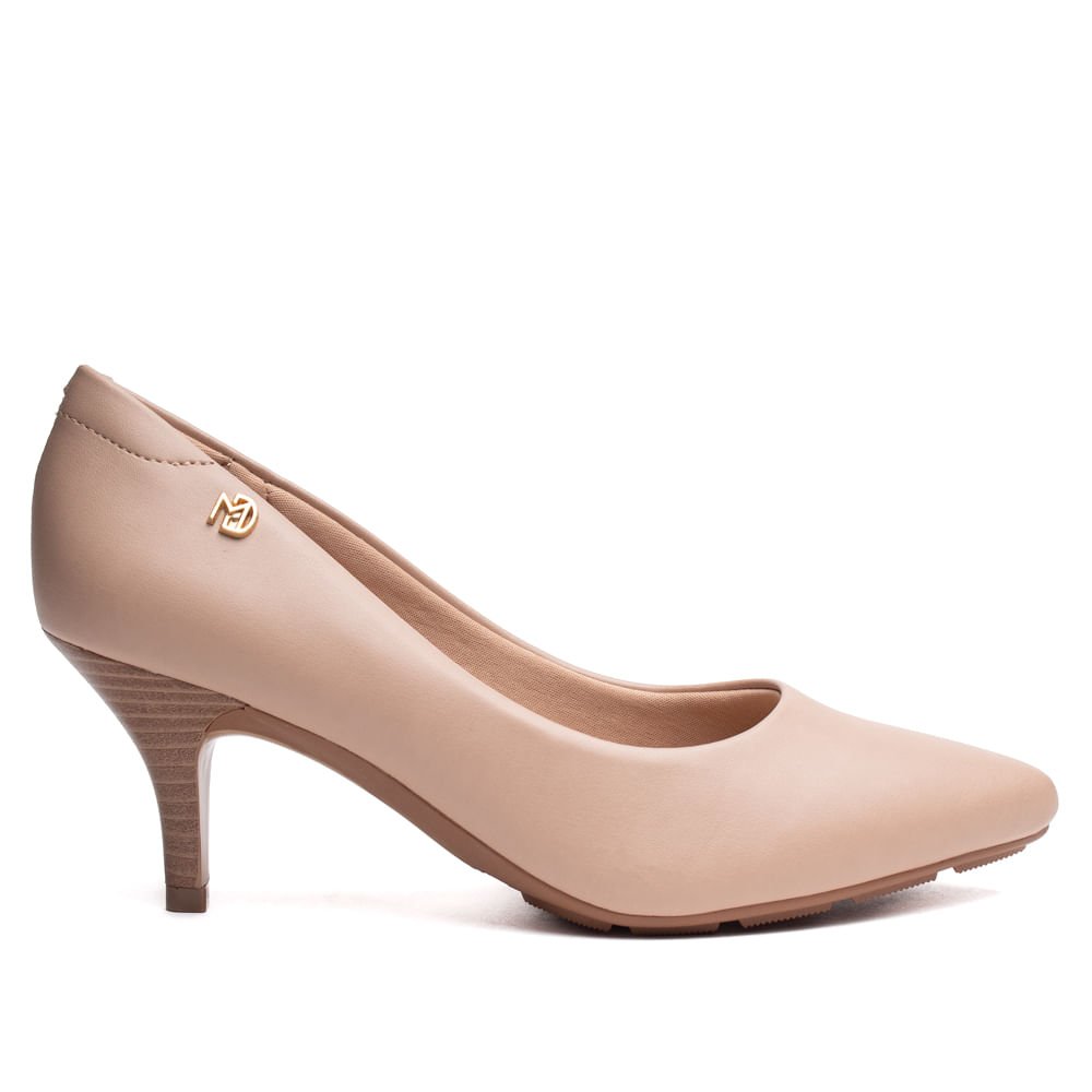 Scarpin Feminino Modare com Salto Médio Bege
