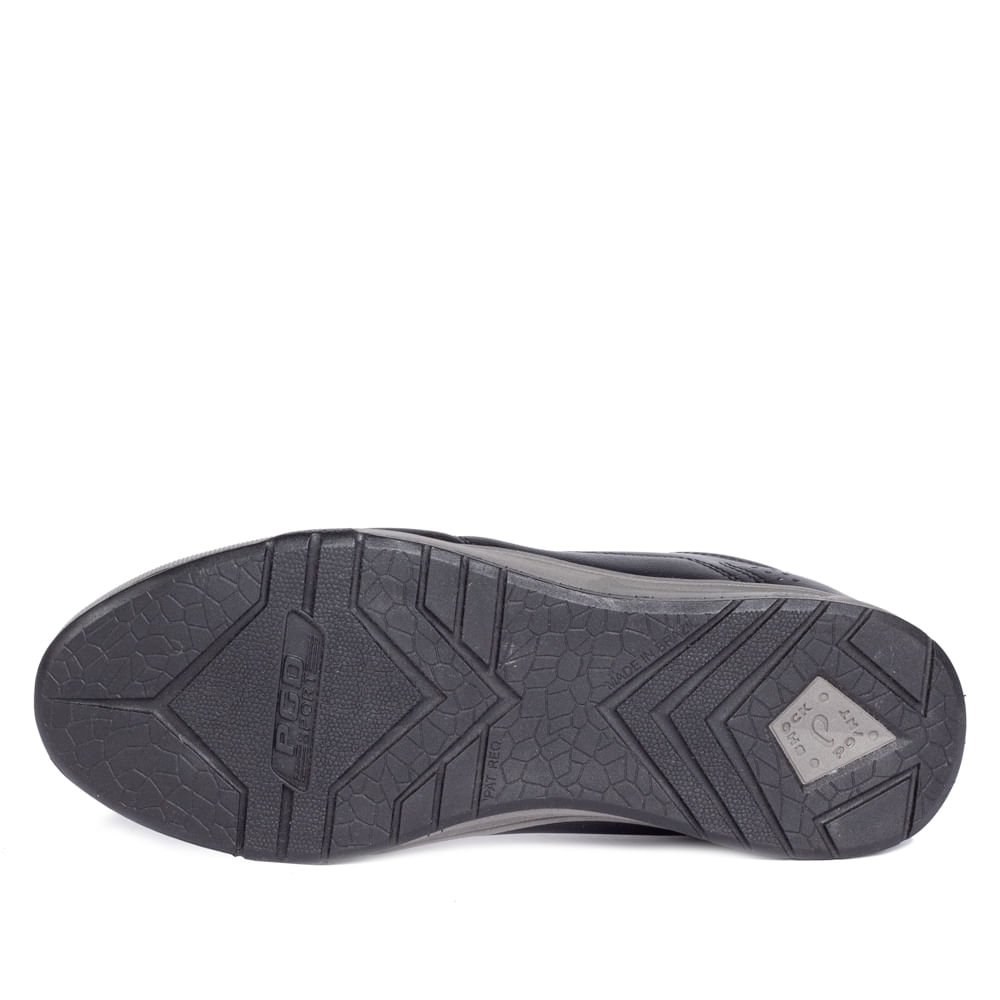 Sapatênis Masculino Pegada Microfibra Preto Preto 2