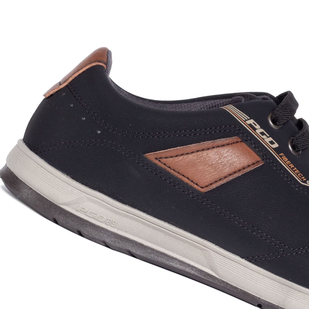 Sapatênis Masculino Pegada Element Preto Preto 5