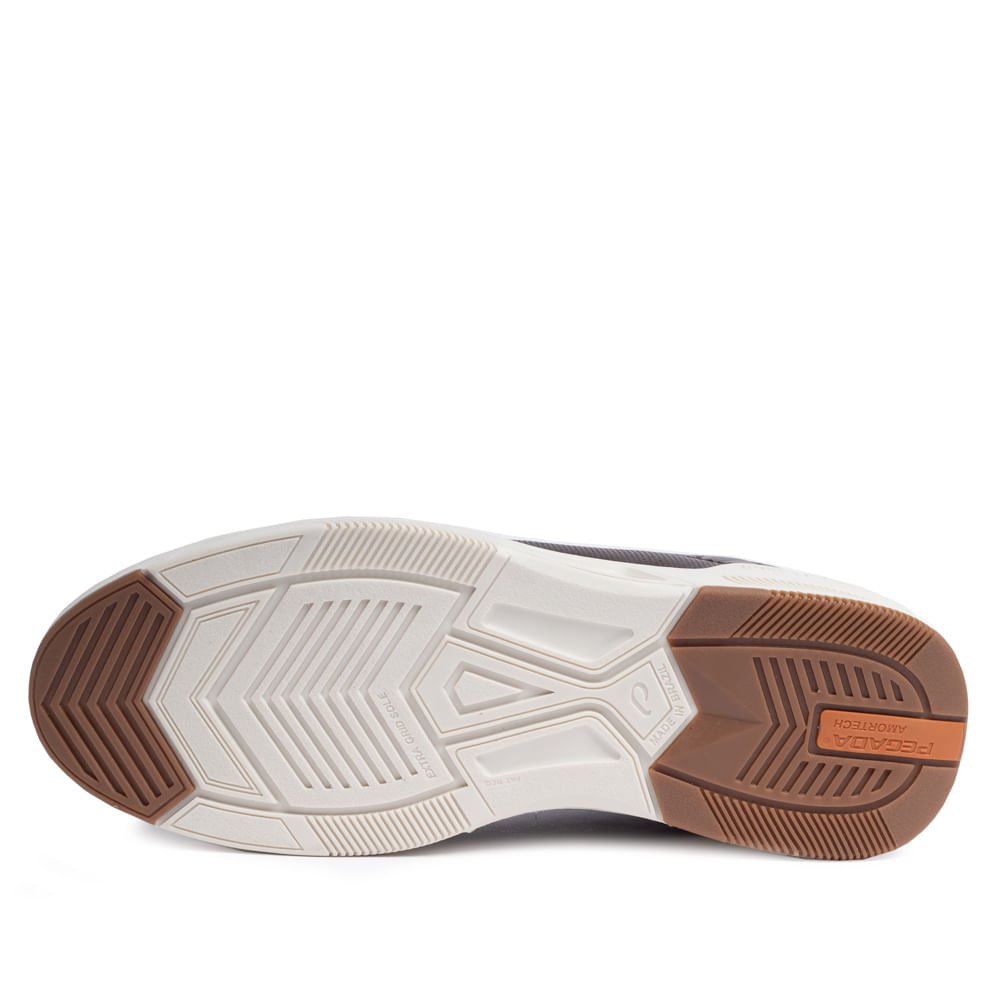 Sapatênis Masculino Pegada Street em Couro Marrom Marrom 2