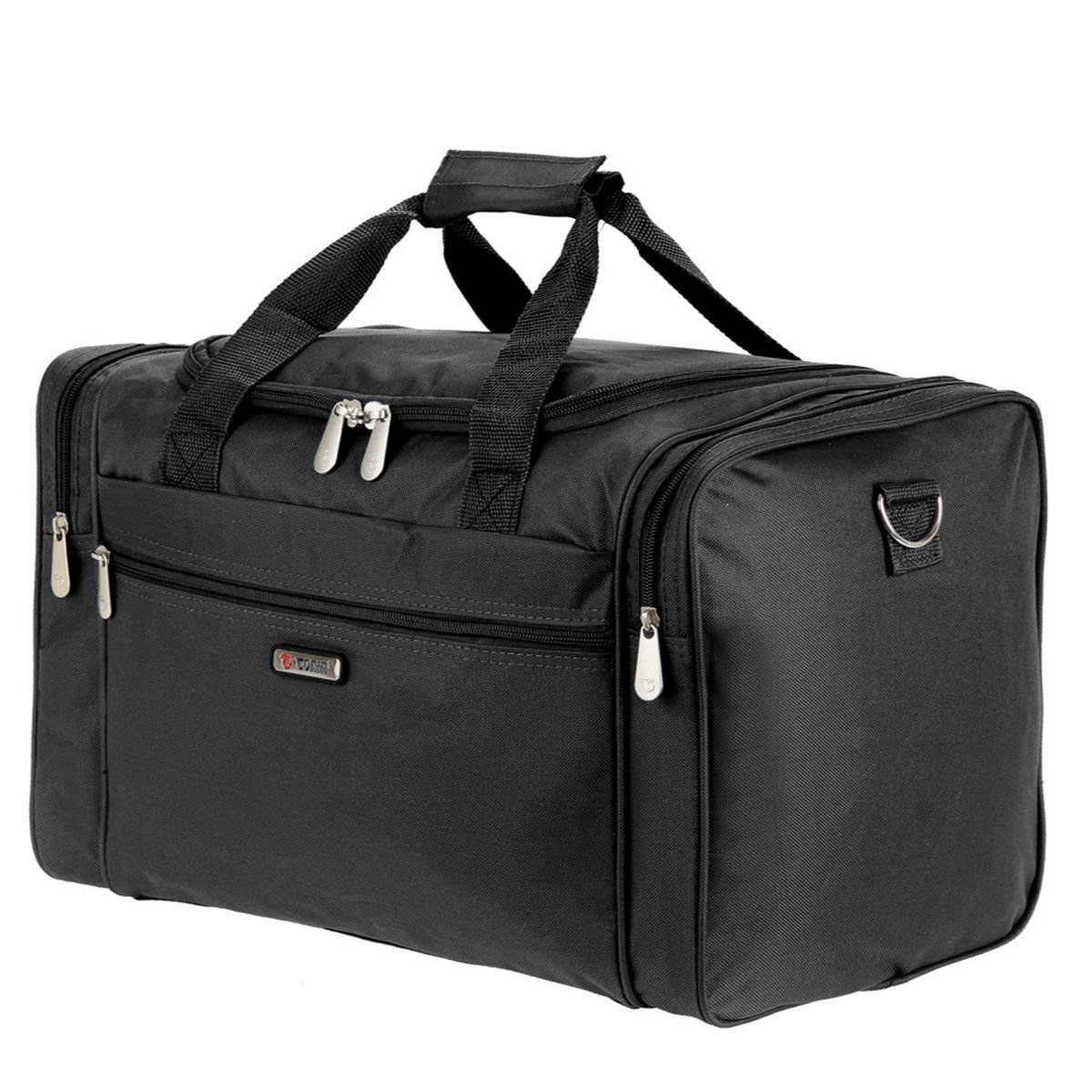 Sacola De Viagem Tonin Grande Preto Rosa 2