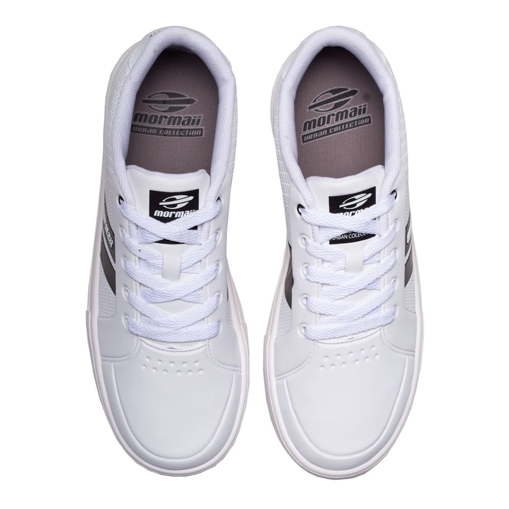 Tênis Masculino Mormaii Urban Stripe 3 Branco Branco 4