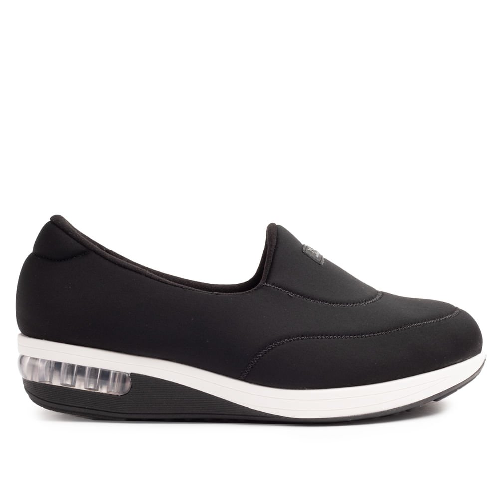 Tênis Feminino Modare Slip On Tecido Preto