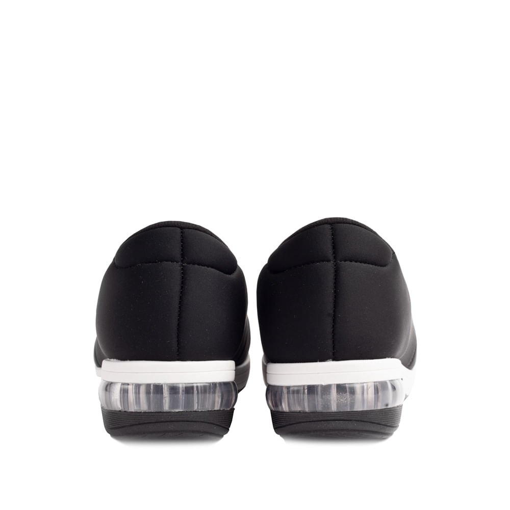 Tênis Feminino Modare Slip On Tecido Preto Preto 3