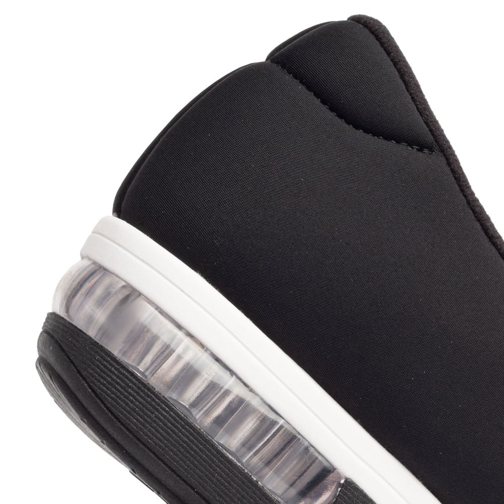 Tênis Feminino Modare Slip On Tecido Preto Preto 5