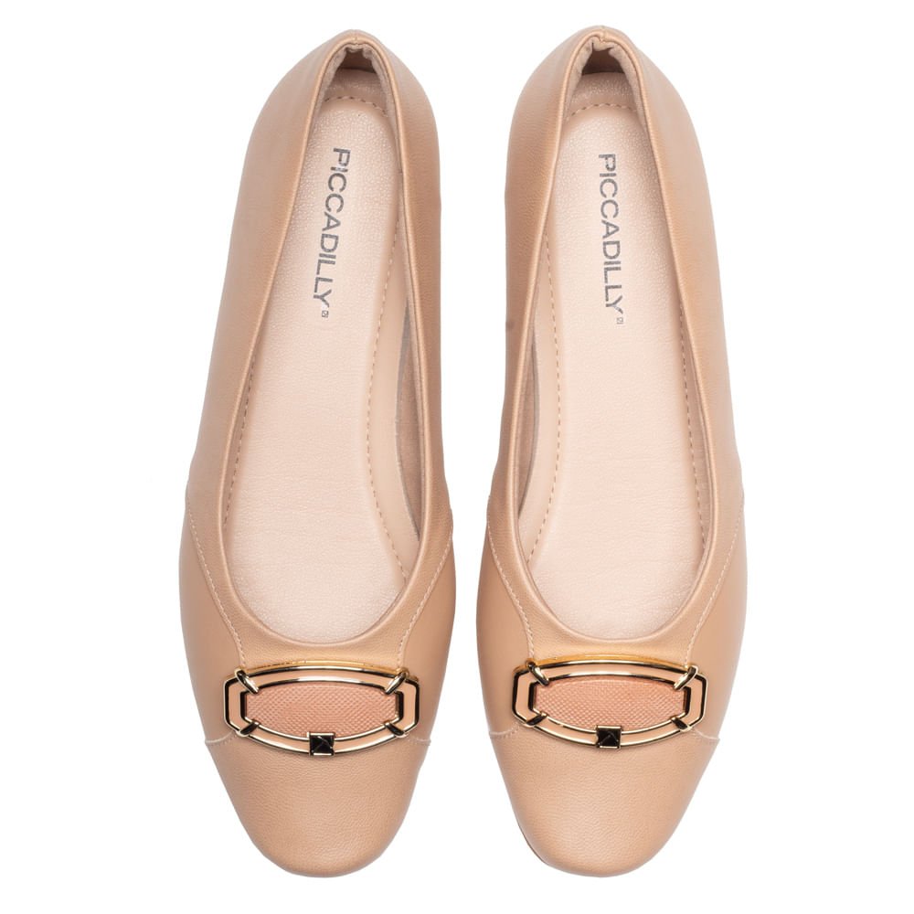 Sapatilha Feminina Piccadilly Raquel Nude Nude 4