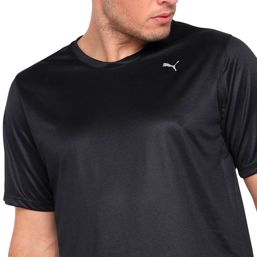 Camiseta Masculina Puma Performances Ss Preto Preto 3