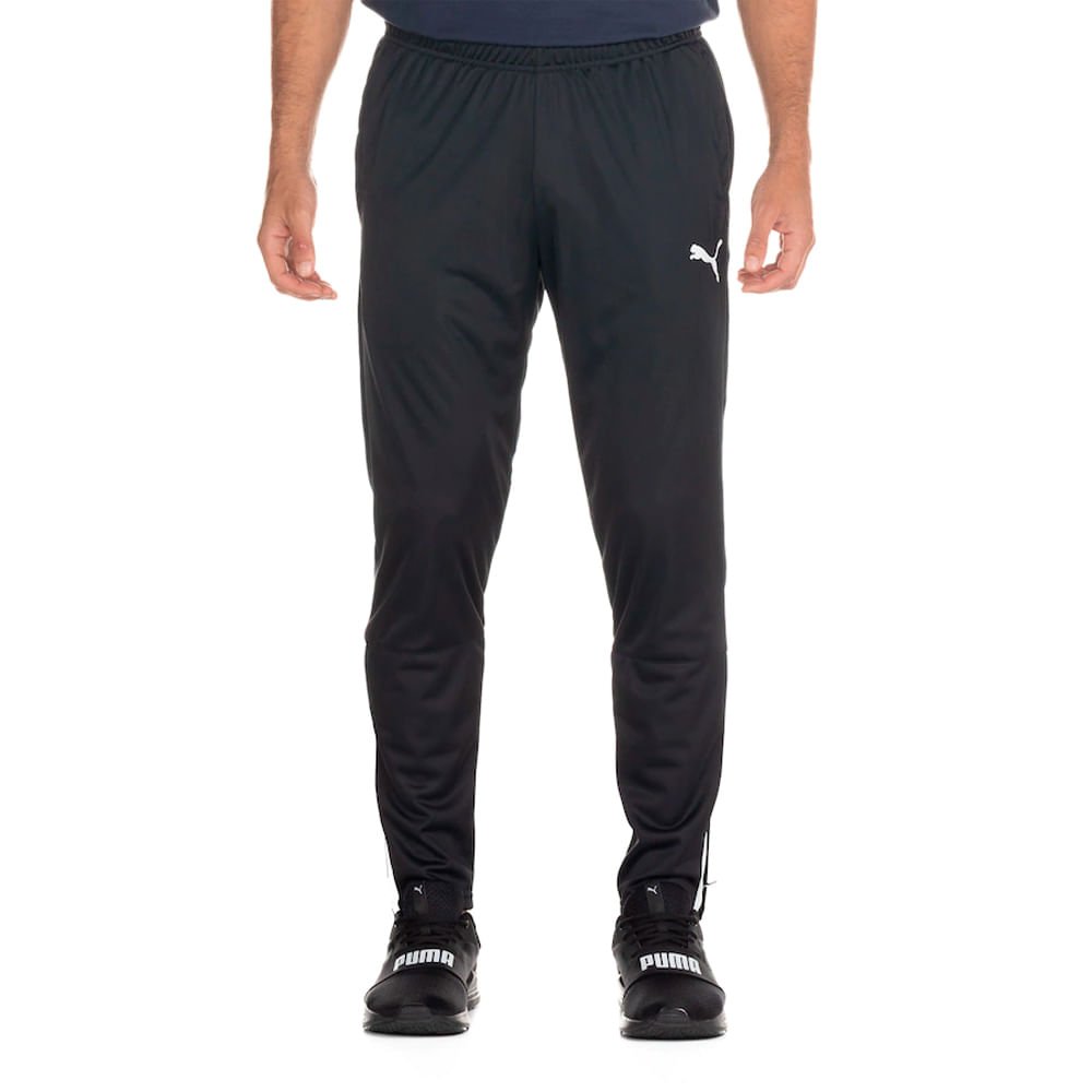 Calça Masculina Puma Team Liga Training Preto/branco