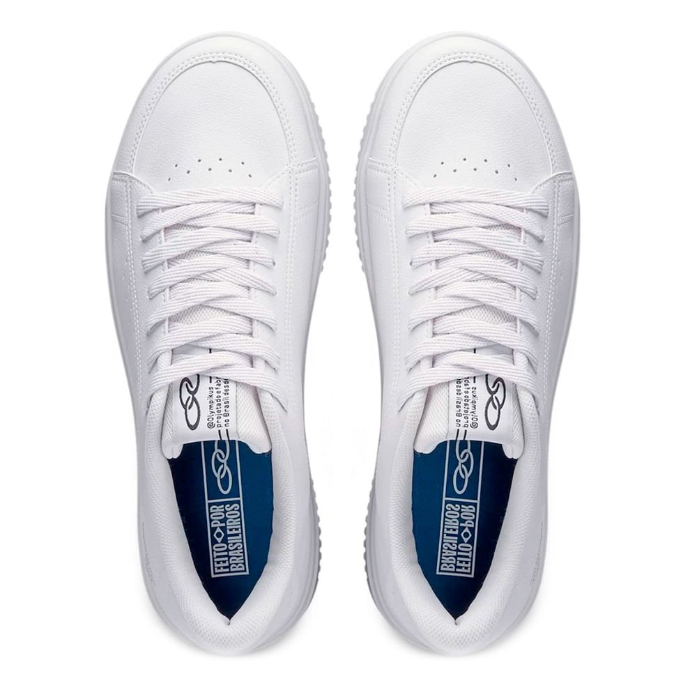 Tênis Masculino Olympikus Eros Branco Branco 4