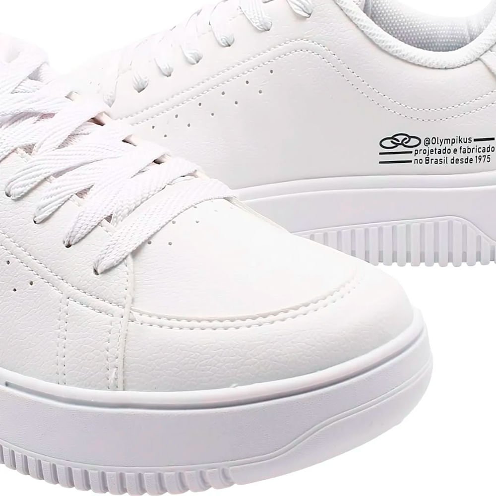 Tênis Masculino Olympikus Eros Branco Branco 5