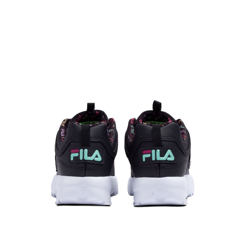 Tênis Infantil Fila Disruptor VLC Preto Preto 3