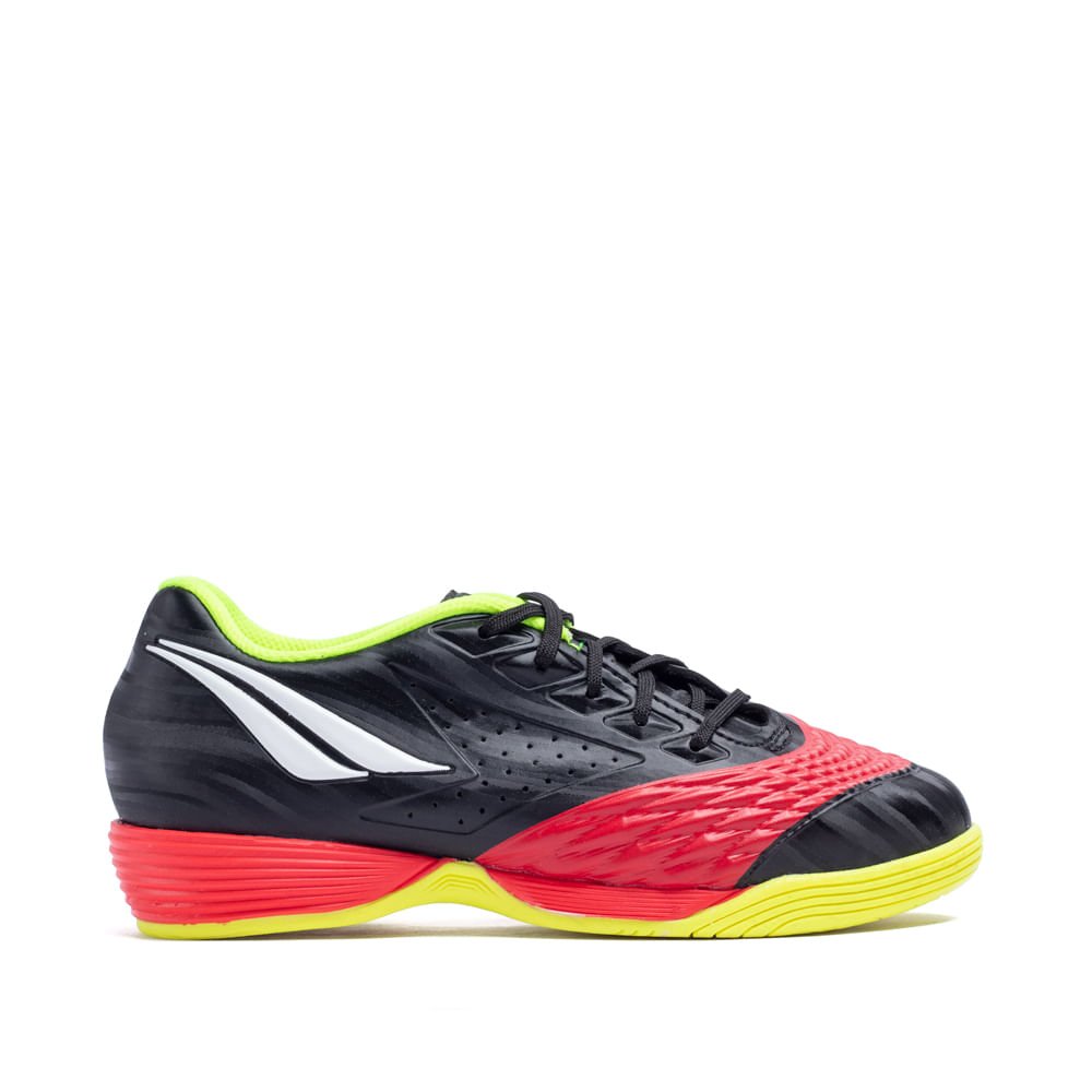 Chuteira Infantil Futsal Penalty Max 200 Kids Y-1 Preto/vermelho