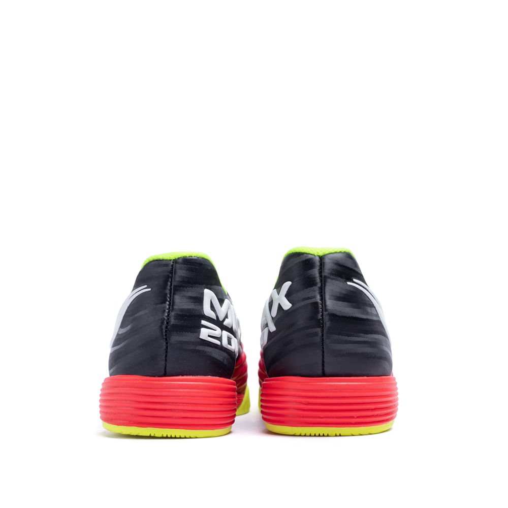 Chuteira Infantil Futsal Penalty Max 200 Kids Y-1 Preto/vermelho Preto/Vermelho 3