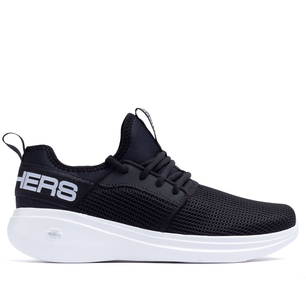 Tênis Masculino Skechers GO Run Fast Preto/branco Preto/Branco 1