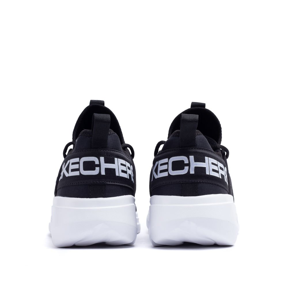 Tênis Masculino Skechers GO Run Fast Preto/branco Preto/Branco 3