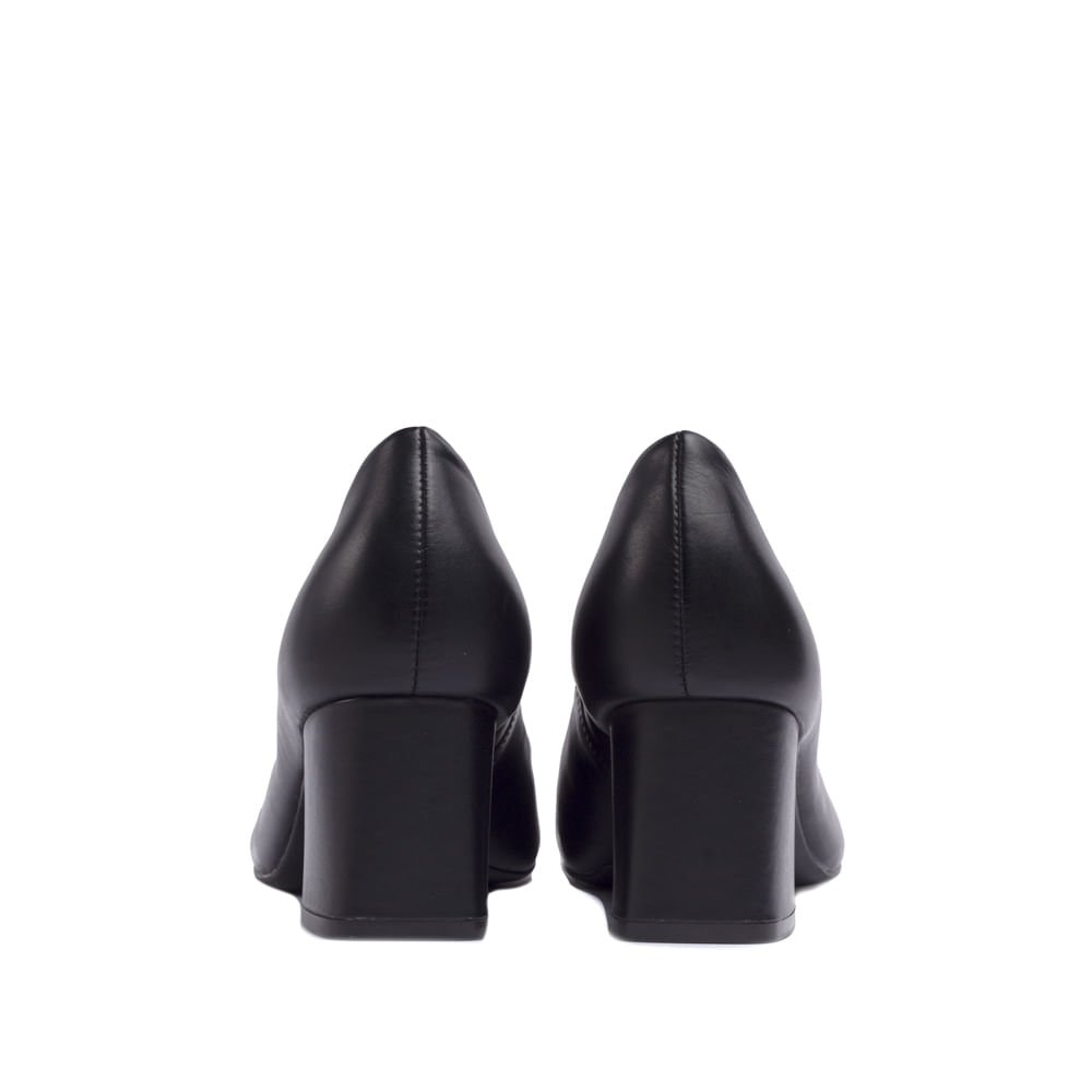 Sapato Scarpin Feminino Bottero em Couro Preto Preto 3