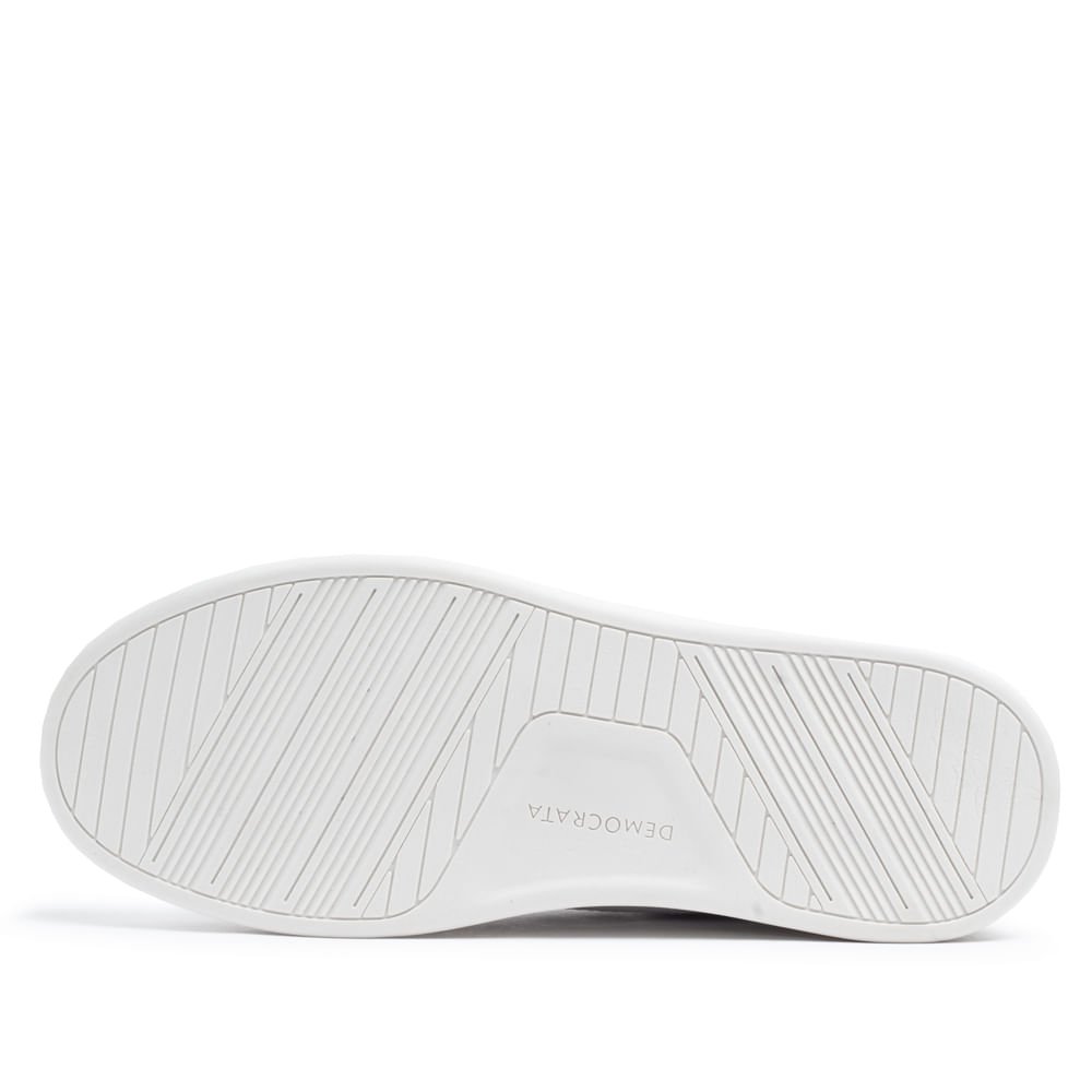 Tênis Masculino Democrata Denim Bold Branco Branco 2