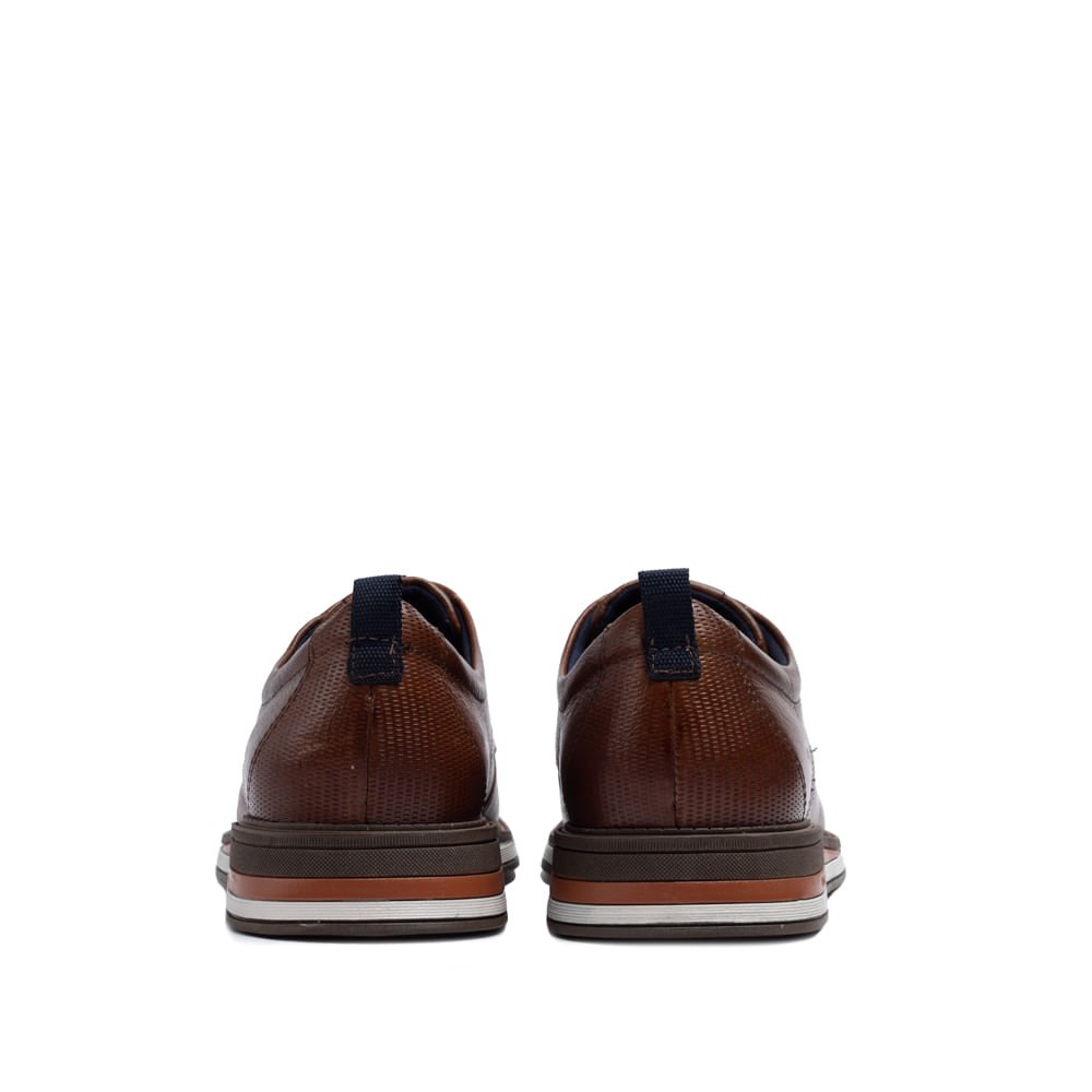 Sapato Masculino Democrata Metropolitan Type Marrom Marrom 3