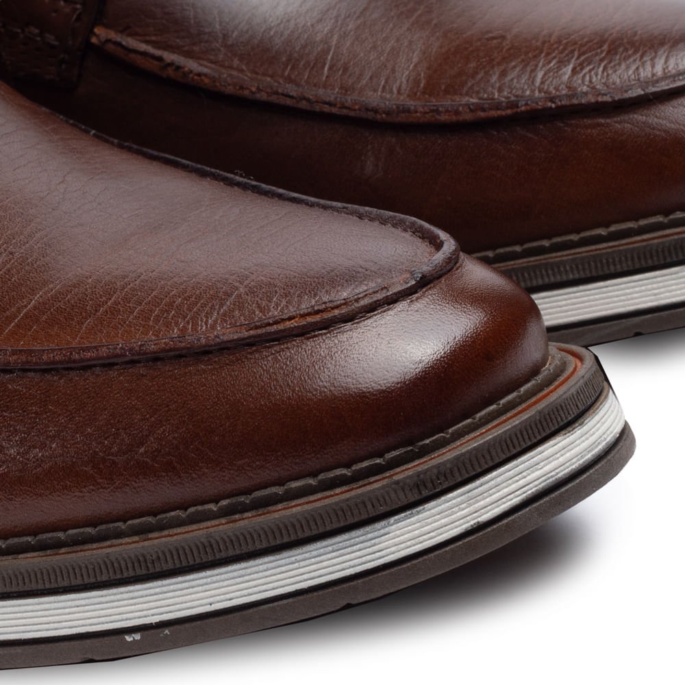 Sapato Masculino Democrata Metropolitan Type Marrom Marrom 5
