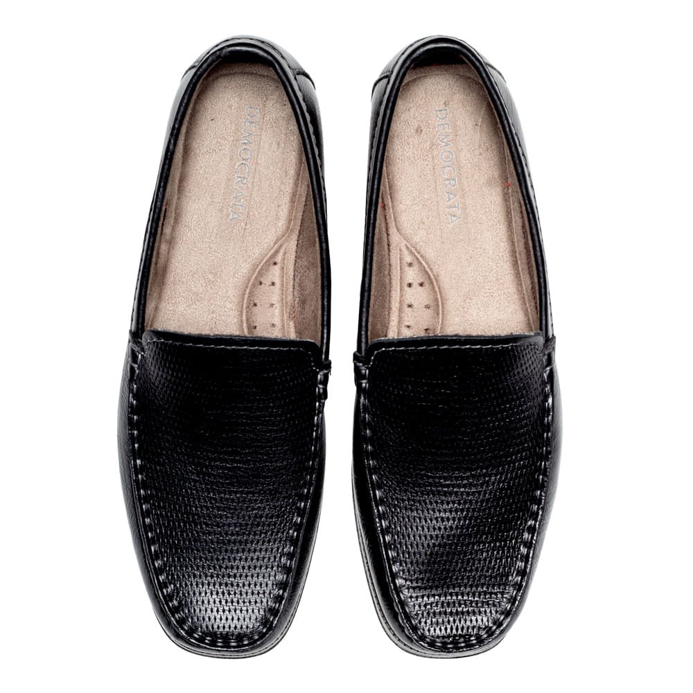Mocassim Masculino Democrata Easy Ted Preto Preto 4