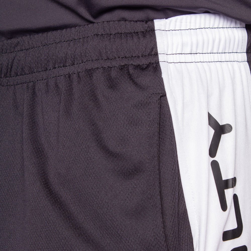 Bermuda Masculina Penalty 3x3 Pro c/ Bolso Preto/branco Preto/Branco 4