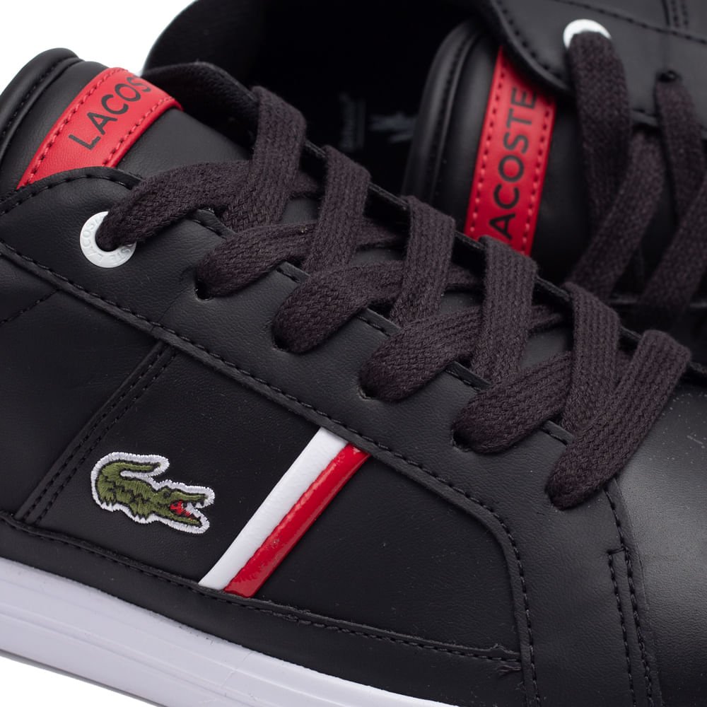 Tênis Lacoste Europa Masculino Preto 5