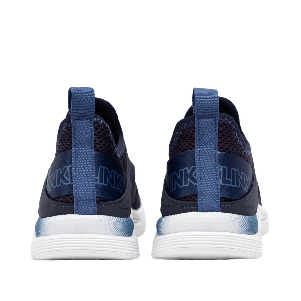 Tênis Infantil Klin New Sport Elástico Marinho Azul 3