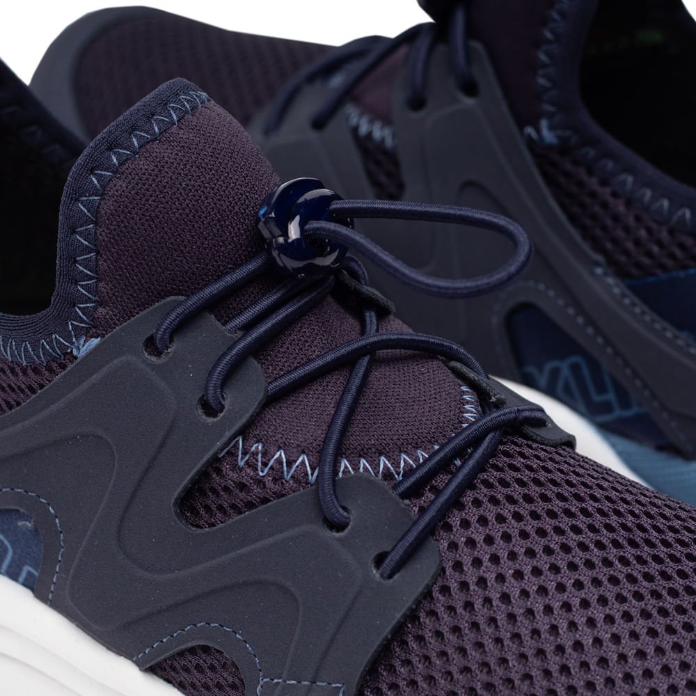 Tênis Infantil Klin New Sport Elástico Marinho Azul 5