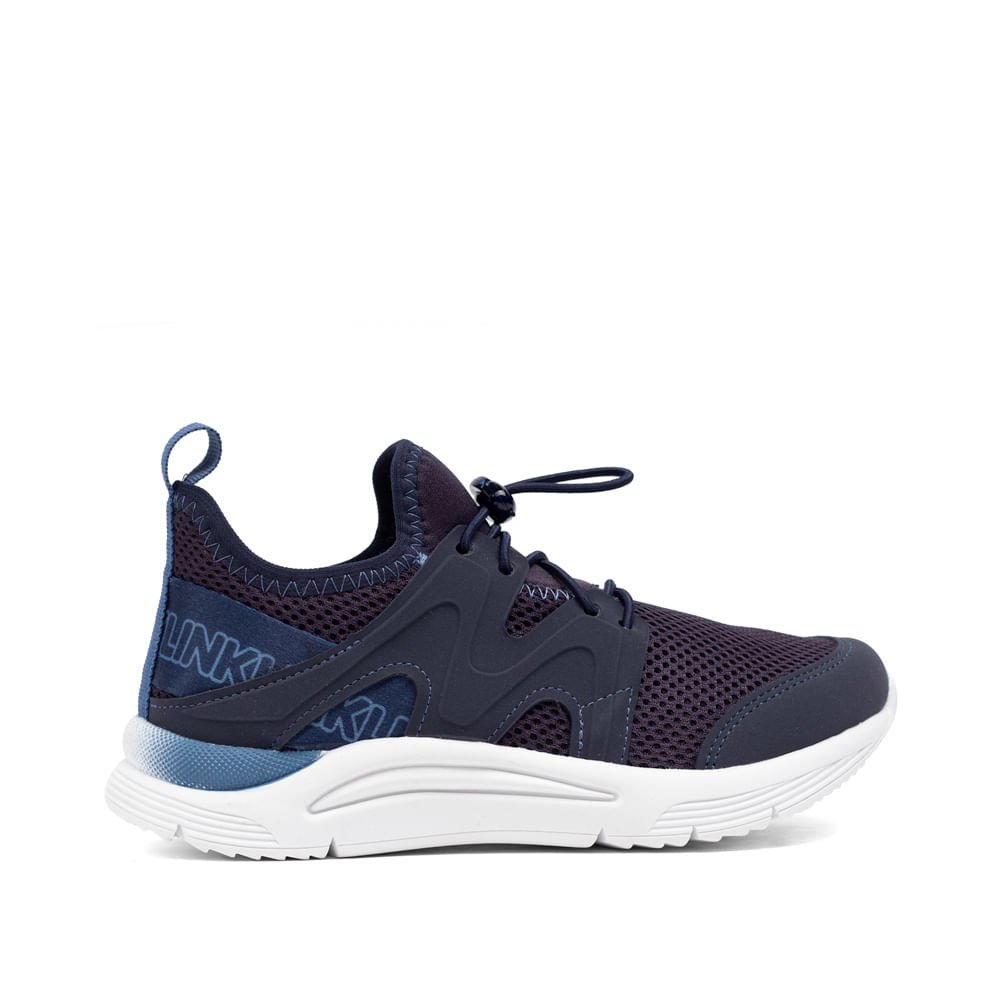 Tênis Infantil Klin New Sport Elástico Marinho