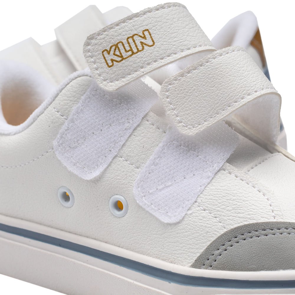 Tênis Infantil Klin Baby Freestyle Branco Branco