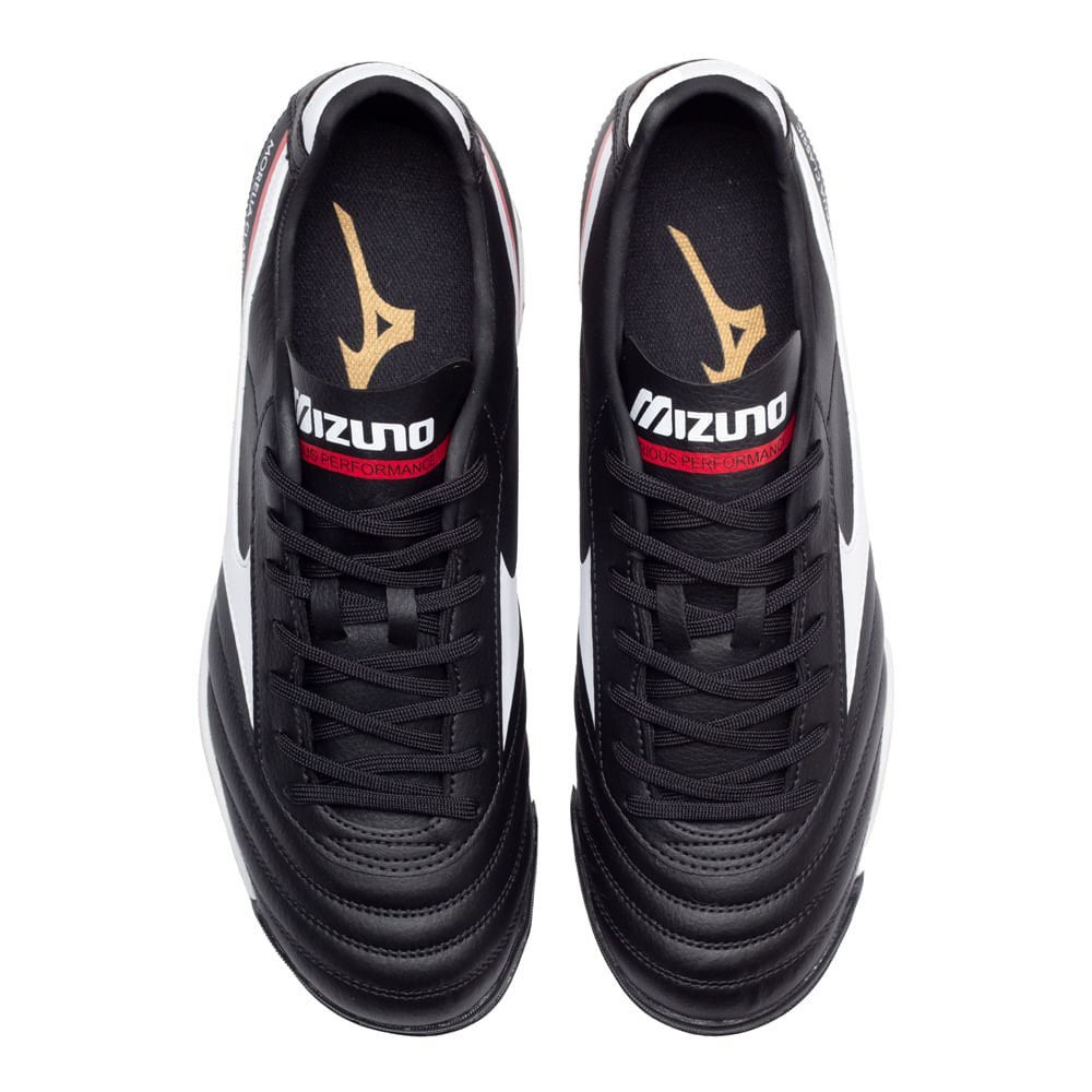 Chuteira Society Mizuno Morelia Classic AS Preto Preto 4