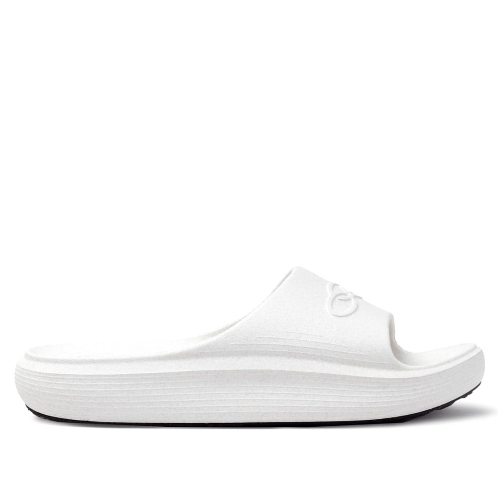 Chinelo Slide Masculino Olympikus Sereno Branco Branco 2