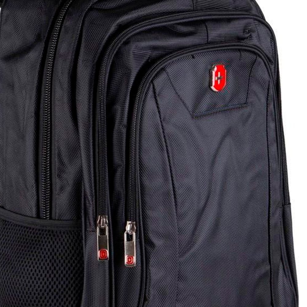 Mochila Executiva Swissland Porta Notebook Preto Preto 4