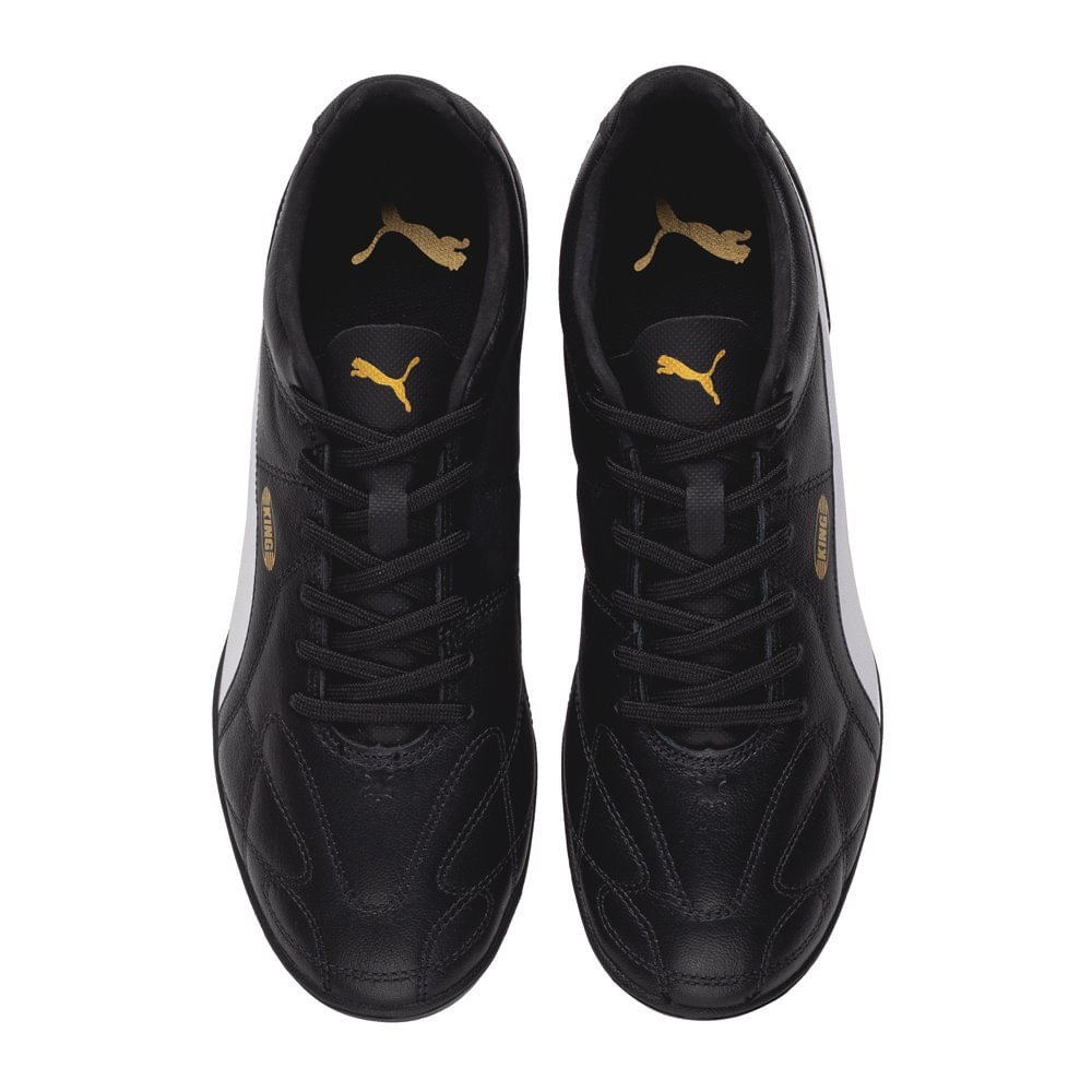 Chuteira Society Masculina Puma King Preto/branco Preto/Branco 3