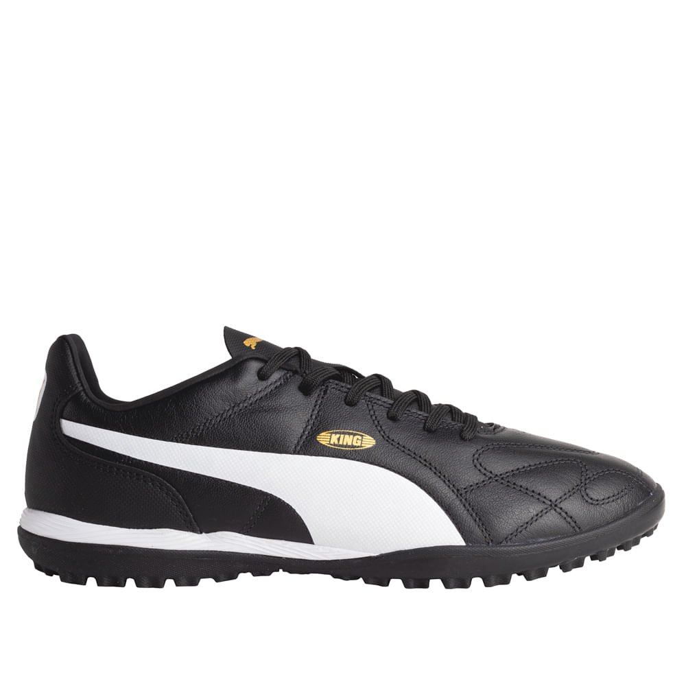 Chuteira Society Masculina Puma King Preto/branco Preto/Branco 5