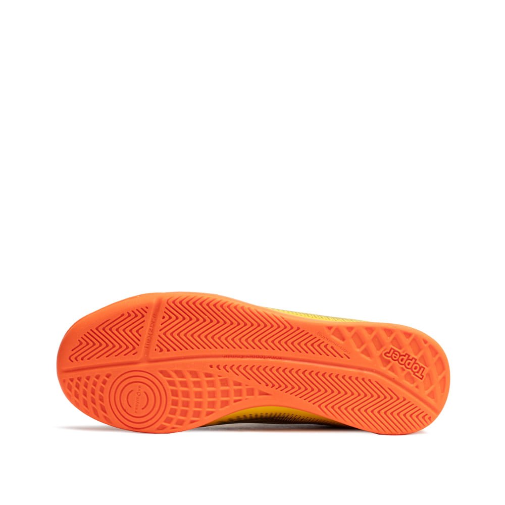 Chuteira Futsal Infantil Topper Strike IV Amarelo/laranja Amarelo/Laranja 2