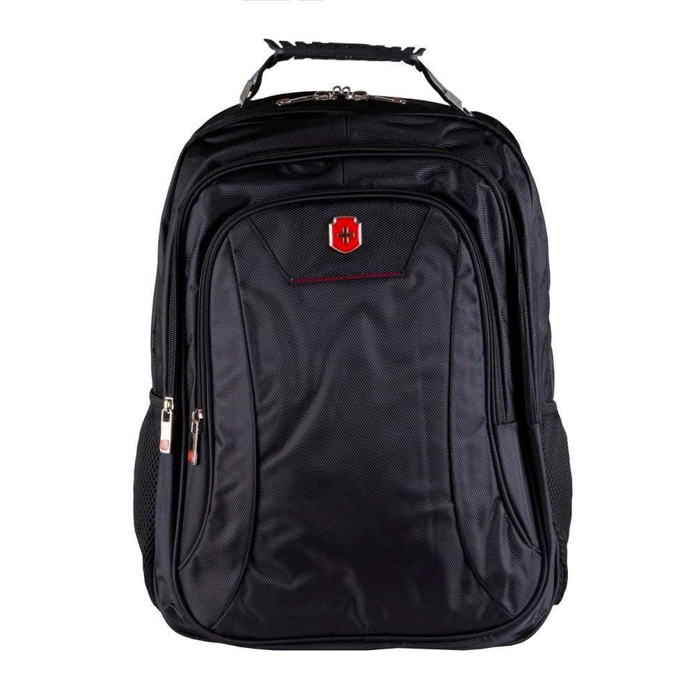 Mochila Executiva Swissland Porta Notebook Preto/vermelho