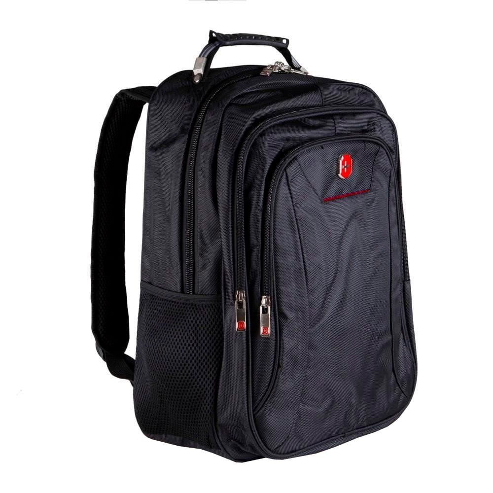 Mochila Executiva Swissland Porta Notebook Preto/vermelho Preto/Vermelho 2