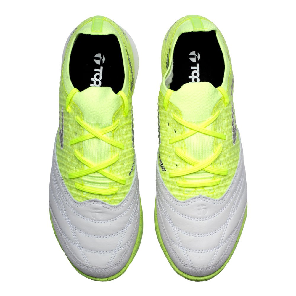 Chuteira Futsal Topper Dominator Fuse Amarelo Neon Amarelo 4